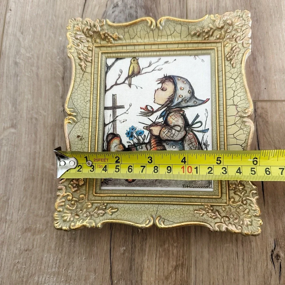 VTG M.J Hummel Framed Picture 